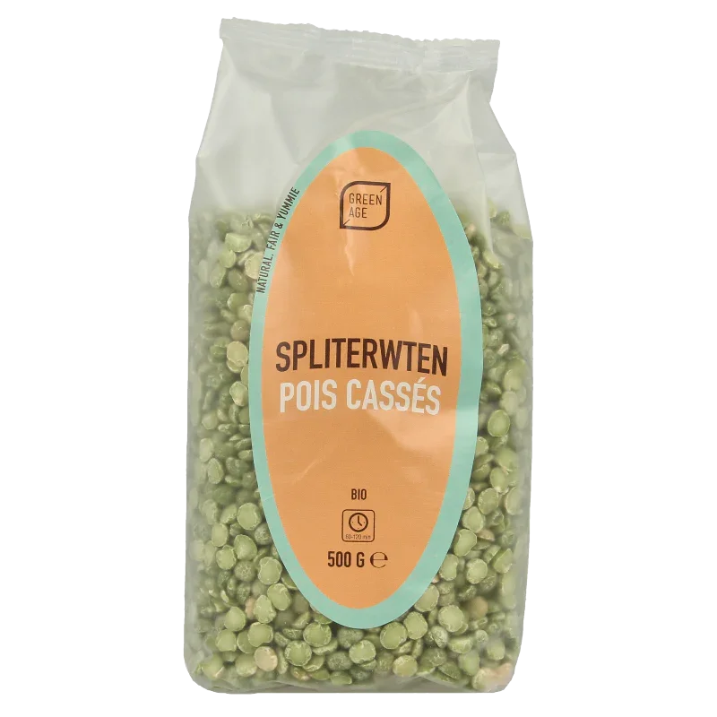 Greenage Spliterwten bio 500 Gram