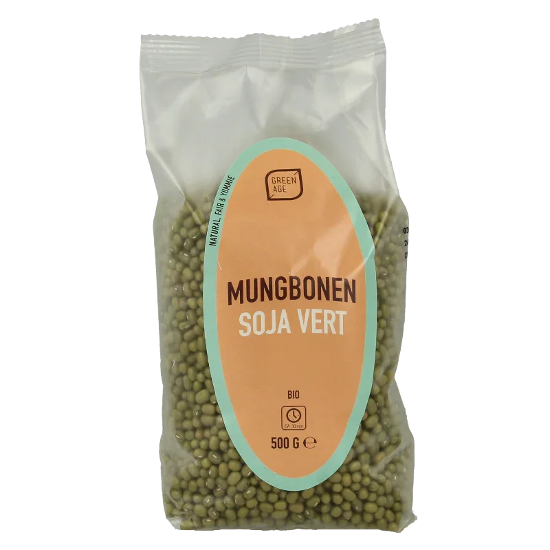 Greenage Mungbonen bio 500 Gram