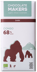 Chocolatemakers Gorilla bar 68% puur bio 80 Gram