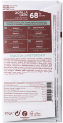 Chocolatemakers Gorilla bar 68% puur bio 80 Gram