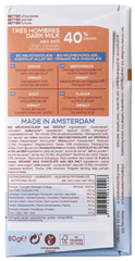 Chocolatemakers Reep tres hombres 40% melk zeezout fairtrade bio 80.00 Gram