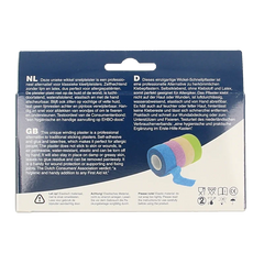 Joy2protect Snelpleisters blauw 2.5cm x 4.5m 2 Rol