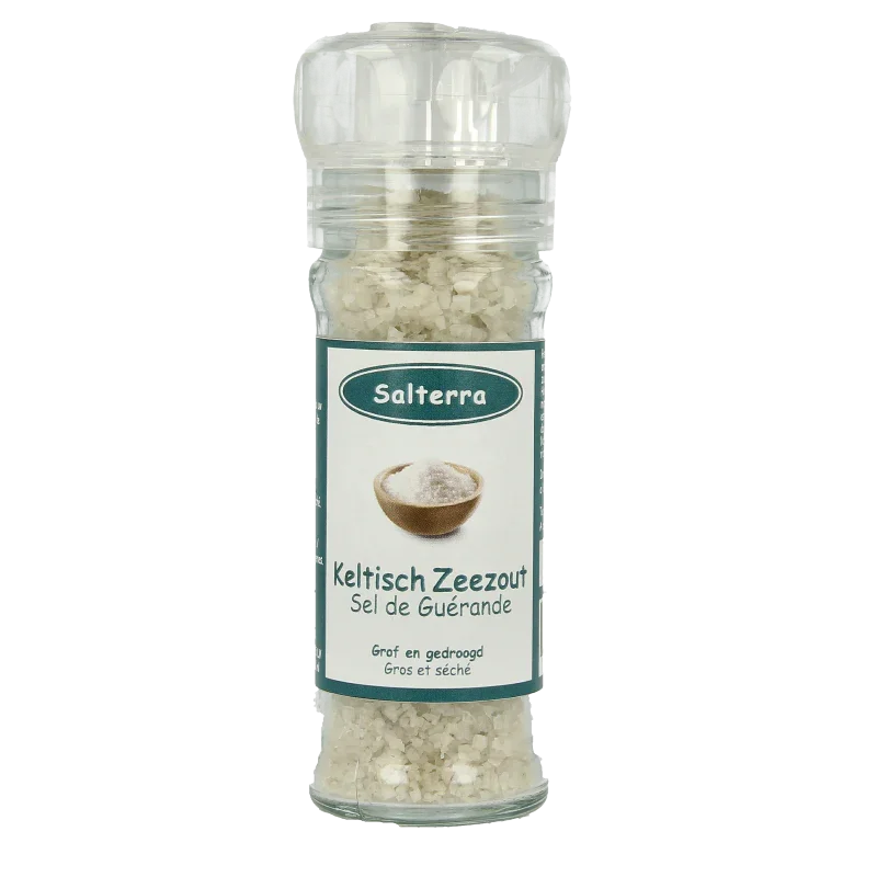 Salterra Keltisch zeezout grof droog strooimolen 70.00 Gram