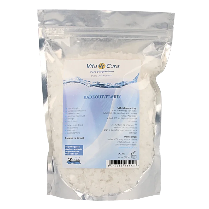 Vitacura Magnesium zout/flakes 1 Kilogram