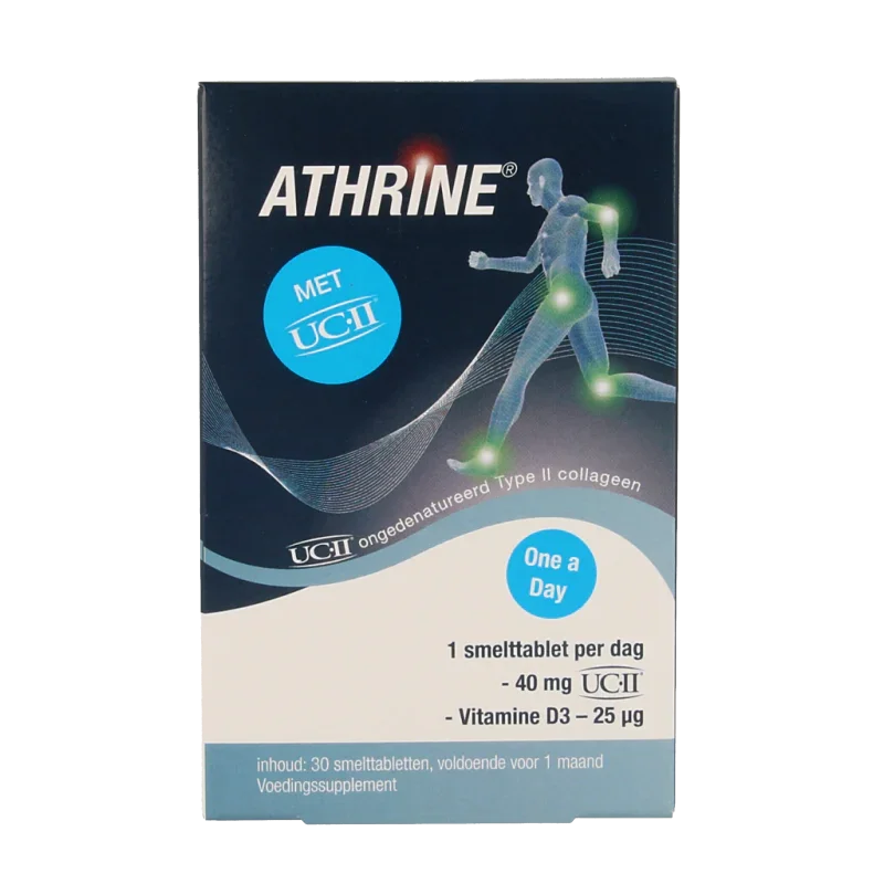 Athrine UC-II en Vitamine D3 30 Tabletten