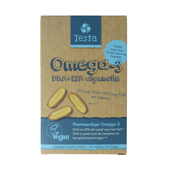 Testa Omega 3 algenolie 300mg DHA + 150mg EPA vegan 45 Softgels
