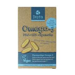 Testa Omega 3 algenolie 300mg DHA + 150mg EPA vegan 45.00 Softgels