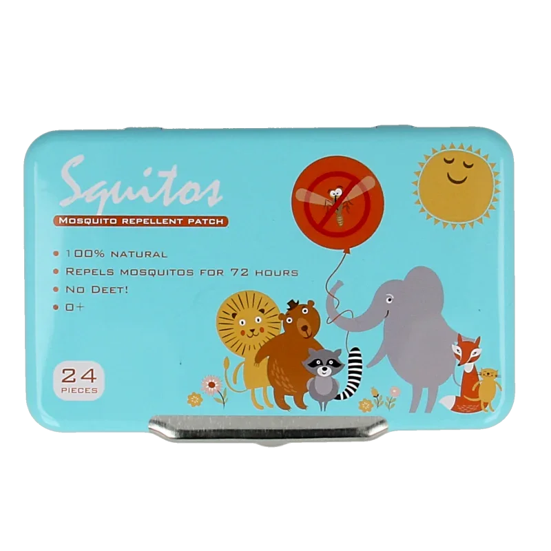 Squitos Lemon eucalyptus citronella geurstickers 24 Stuks