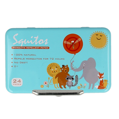 Squitos Lemon eucalyptus citronella geurstickers 24 Stuks