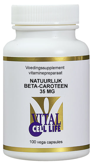 Vital Cell Life Beta caroteen 35mg pro vitamine A 100.00 Capsules