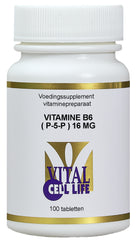 Vital Cell Life Vitamine B6 P-5-P 16mg 100 Tabletten