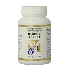 Vital Cell Life Vitamine B6/B12/B2 folaat 60 Capsules