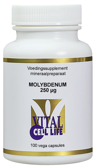 Vital Cell Life Molybdenum 250 mcg 100 Capsules