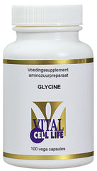 Vital Cell Life Glycine 500mg 100.00 Vegetarische capsules