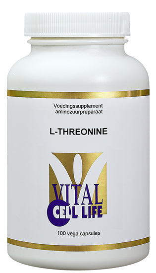 Vital Cell Life Threonine 500mg 100 Vegetarische capsules