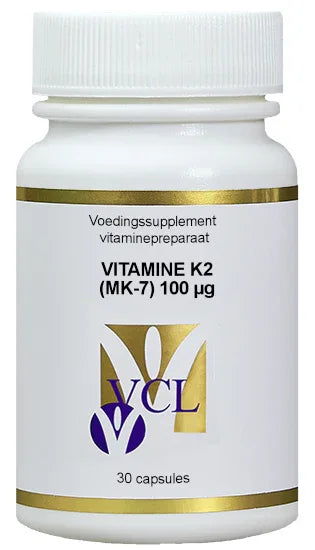 Vital Cell Life Vitamine K2 MK7 100mcg 30 Vegetarische capsules