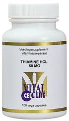 Vital Cell Life Thiamine HCL 50mg 100 Vegetarische capsules