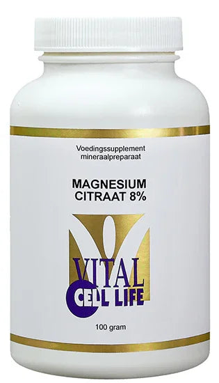 Vital Cell Life Magnesium citraat 80 mg poeder 100 Gram