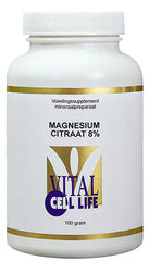 Vital Cell Life Magnesium citraat 80 mg poeder 100 Gram