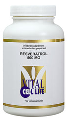 Vital Cell Life Resveratrol 500mg 100 Capsules