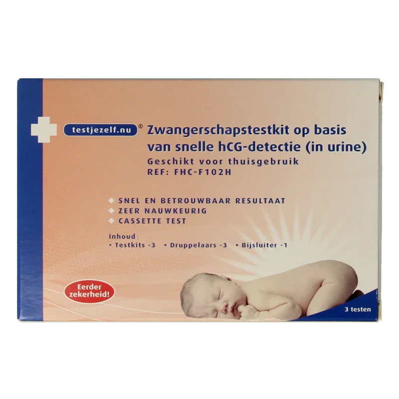 Testjezelf.nu Zwangerschapstest casette 3 Stuks