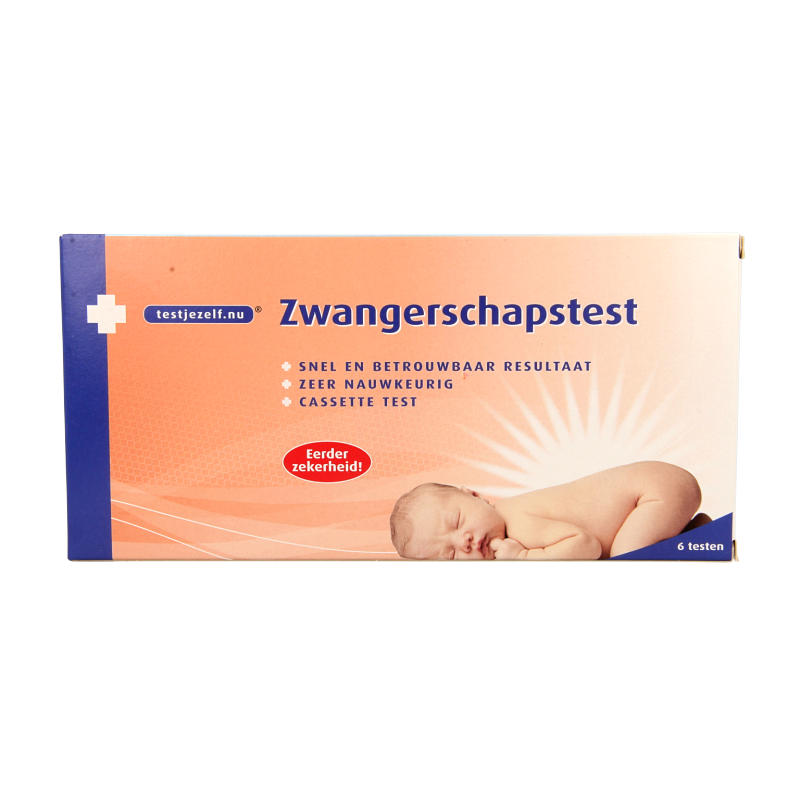 Testjezelf.nu Zwangerschapstest casette 6 Stuks