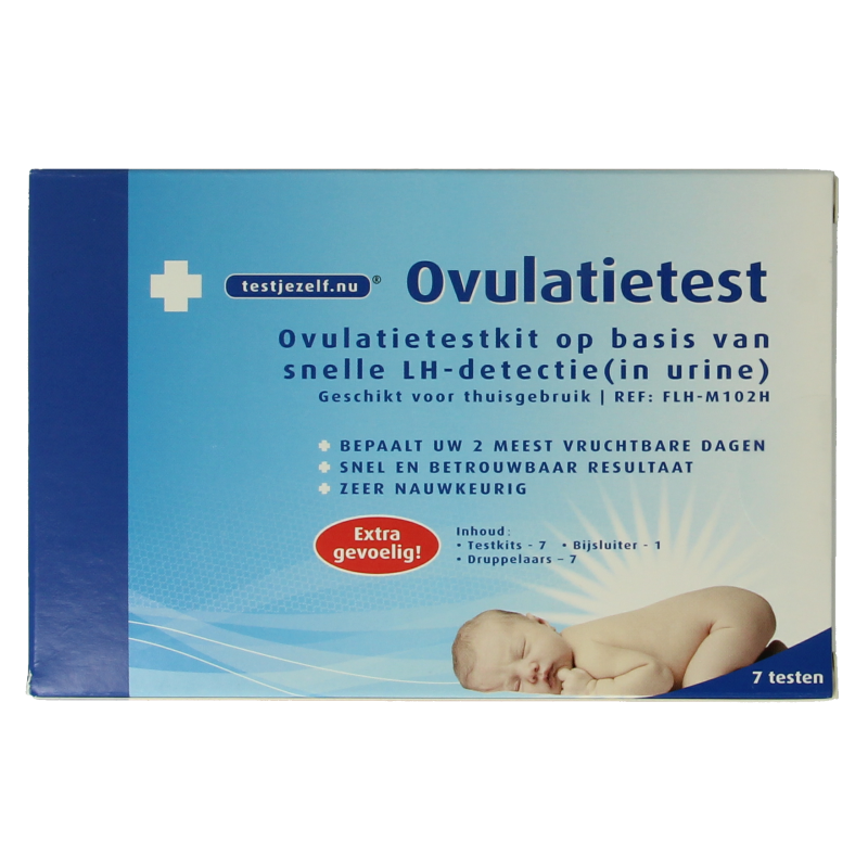 Testjezelf.nu Ovulatietest (cassette) 7 Stuks
