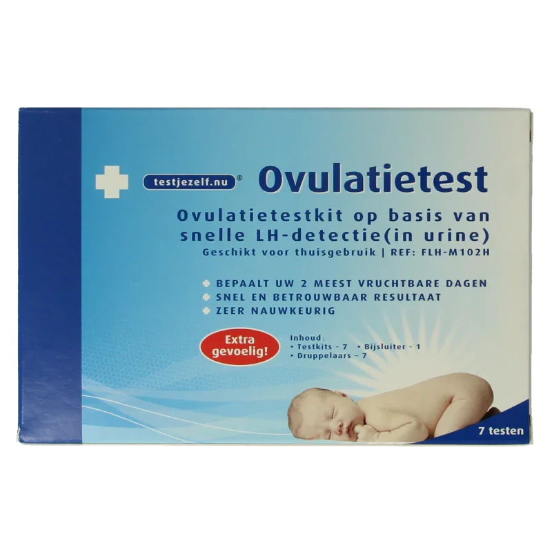 Testjezelf.nu Ovulatietest (cassette) 7 Stuks