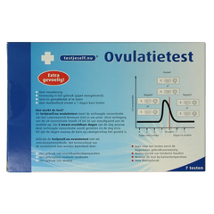 Testjezelf.nu Ovulatietest (cassette) 7 Stuks