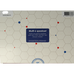 Testjezelf.nu Multidrugtest 6 speeksel kit 4.00 Stuks
