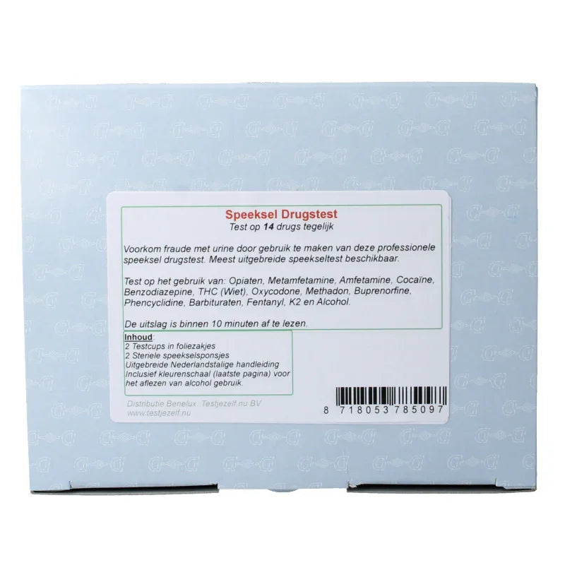 Testjezelf.nu Speeksel drugstest 14 2 Stuks