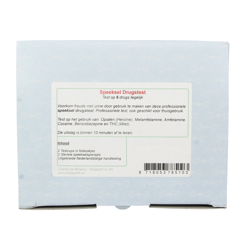 Testjezelf.nu Speeksel drugstest 2 Stuks