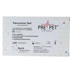 Testjezelf.nu Parvo virus test kat/hond 2 Stuks