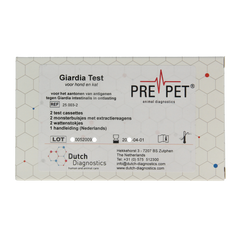 Testjezelf.nu Giardia darm parasiet kat/hond 2.00 Stuks