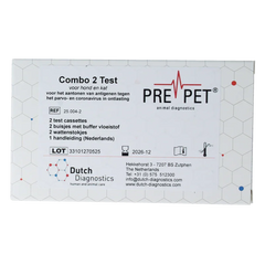 Testjezelf.nu Parvo corona test kat/hond 2.00 Stuks