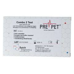 Testjezelf.nu Parvo corona test kat/hond 2 Stuks
