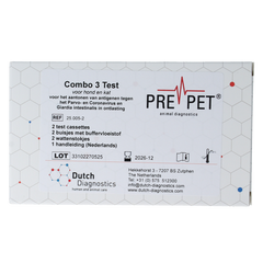 Testjezelf.nu Parvo corona giardia test kat/hond 2 Stuks