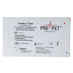 Testjezelf.nu Parvo corona giardia test kat/hond 2.00 Stuks