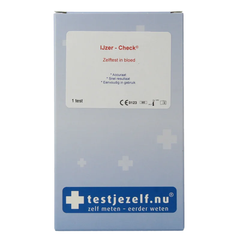 Testjezelf.nu IJzer check zelftest 1 Stuks
