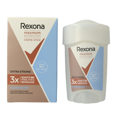 Rexona Deodorant stick woman max prot clean scent 45 Milliliter