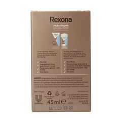 Rexona Deodorant stick woman max prot clean scent 45 Milliliter