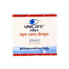 Unicare Vita+ eye care oogdruppels 0.35ml 20.00 Ampullen