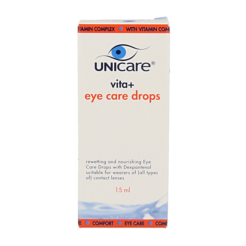 Unicare Vita+ eye care oogdruppels 15 Milliliter