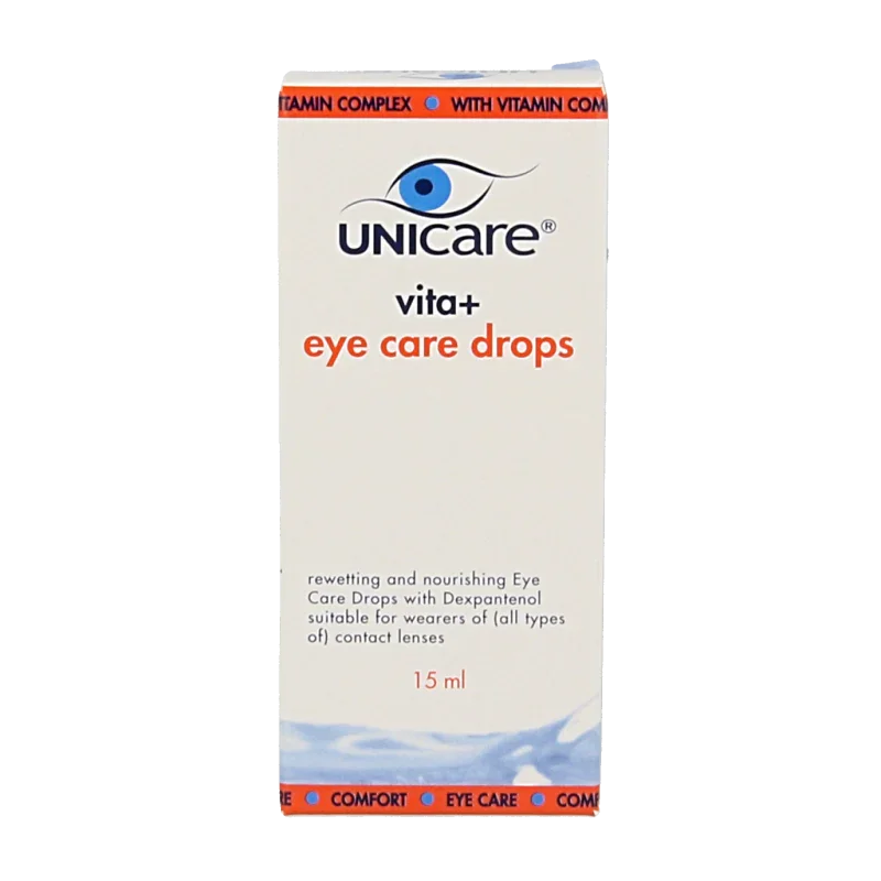 Unicare Vita+ eye care oogdruppels 15 Milliliter