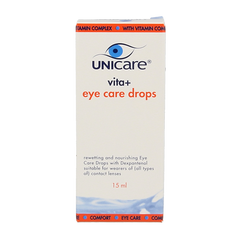 Unicare Vita+ eye care oogdruppels 15.00 Milliliter