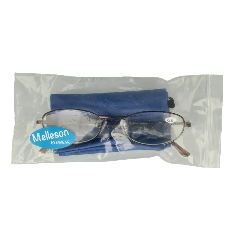 IBD Leesbril universeel bruin +3.00 1 Stuks