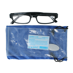 Melleson Overkijk leesbril zwart +2.00 1 Stuks