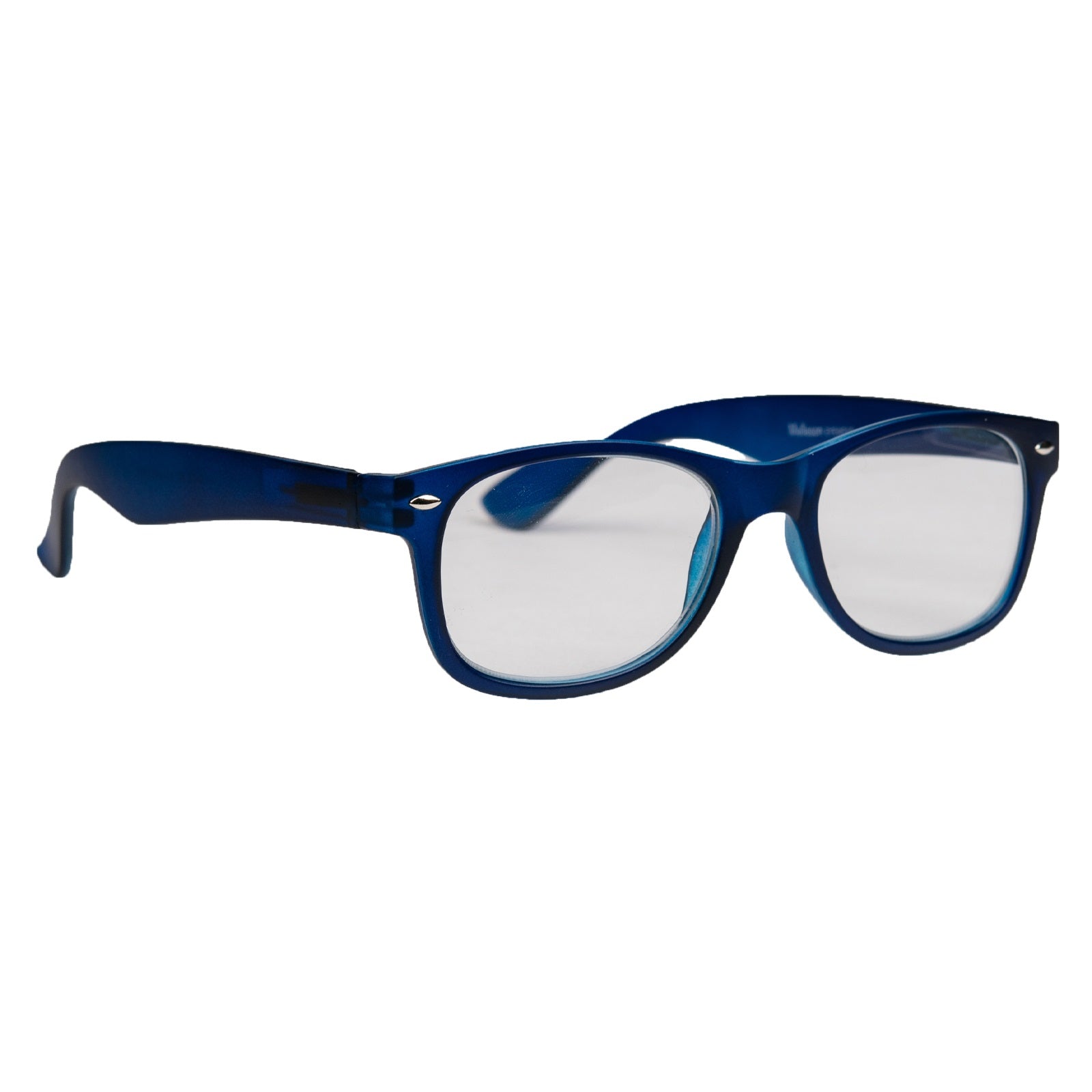 Melleson Leesbril wayfarer mat blauw +1.00 1.00 Stuks