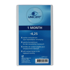 Unicare Maandlenzen -4.25 6.00 Stuks