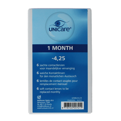 Unicare Maandlenzen -4.25 6 Stuks